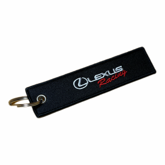 Embroidered Lexus Racing Keychain