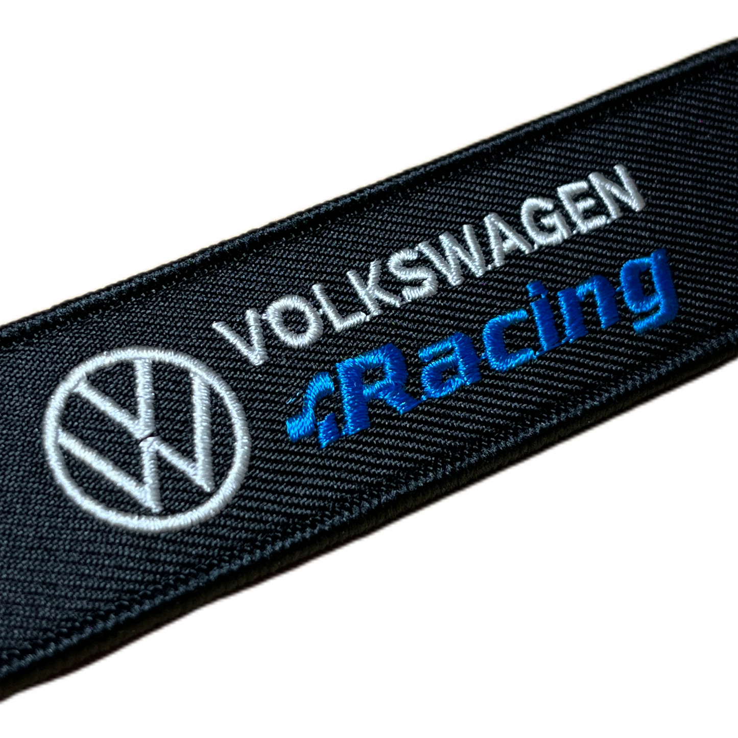 Embroidered Volkswagen Racing Keychain