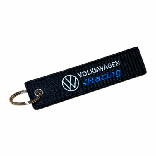 Embroidered Volkswagen Racing Keychain