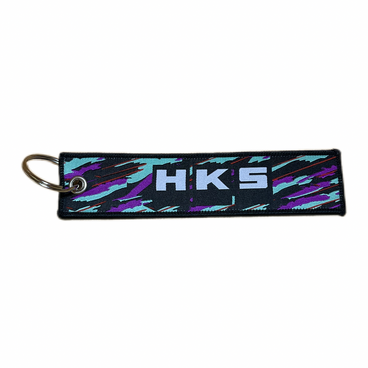 Woven HKS Keychain