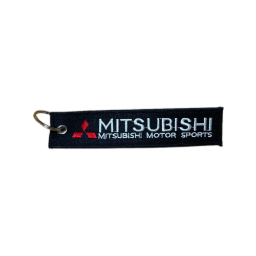 Embroidered Mitsubishi Keychain