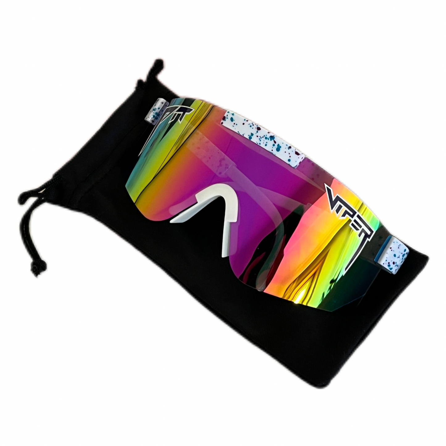 Tropical White Viper Sunglasses