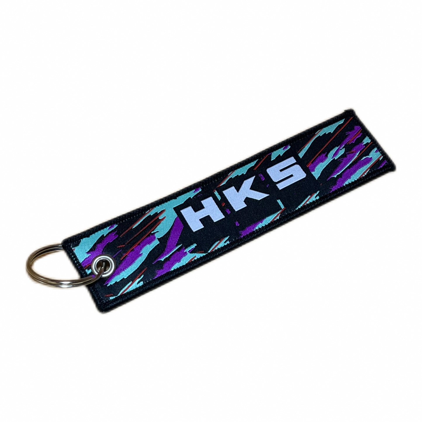 Woven HKS Keychain