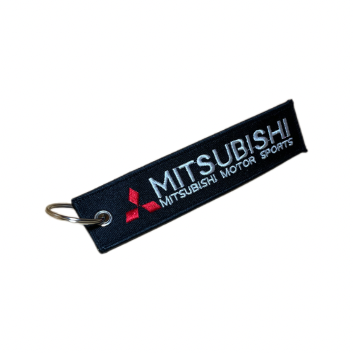 Embroidered Mitsubishi Keychain